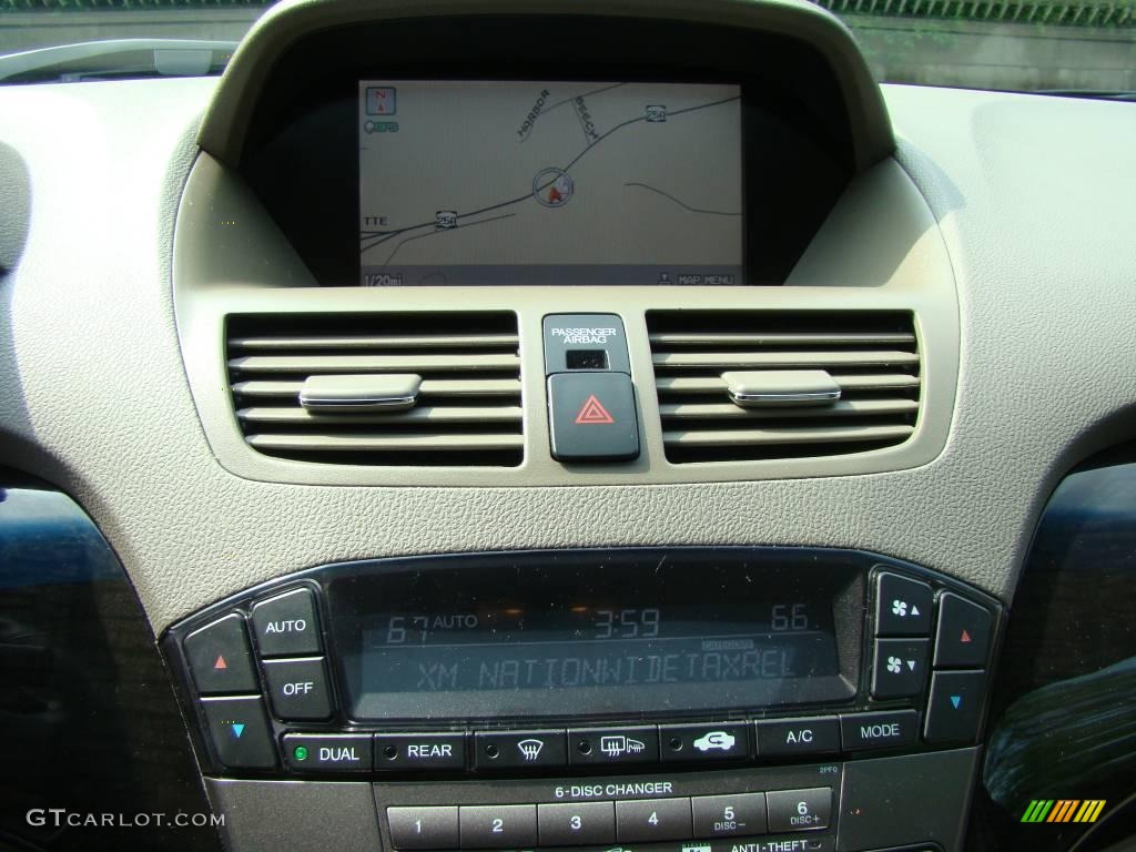 2007 MDX Technology - Nimbus Gray Metallic / Taupe photo #14