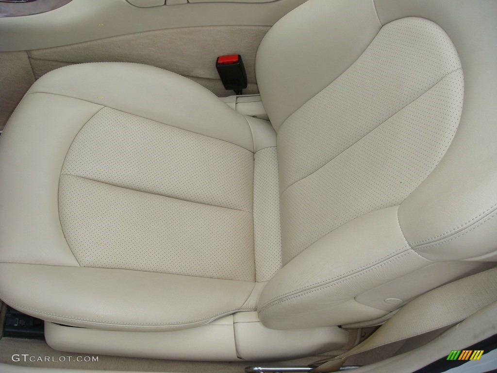 2005 CLK 500 Cabriolet - Alabaster White / Stone photo #11