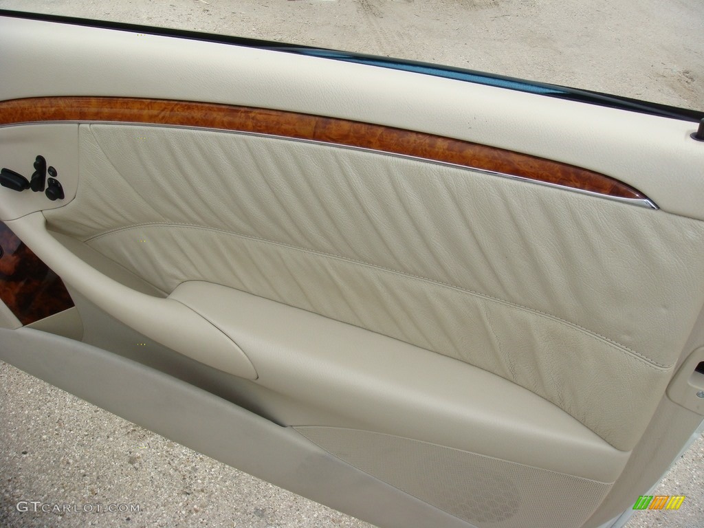 2005 CLK 500 Cabriolet - Alabaster White / Stone photo #21