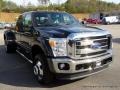 2016 Shadow Black Ford F350 Super Duty Lariat Crew Cab 4x4 DRW  photo #7