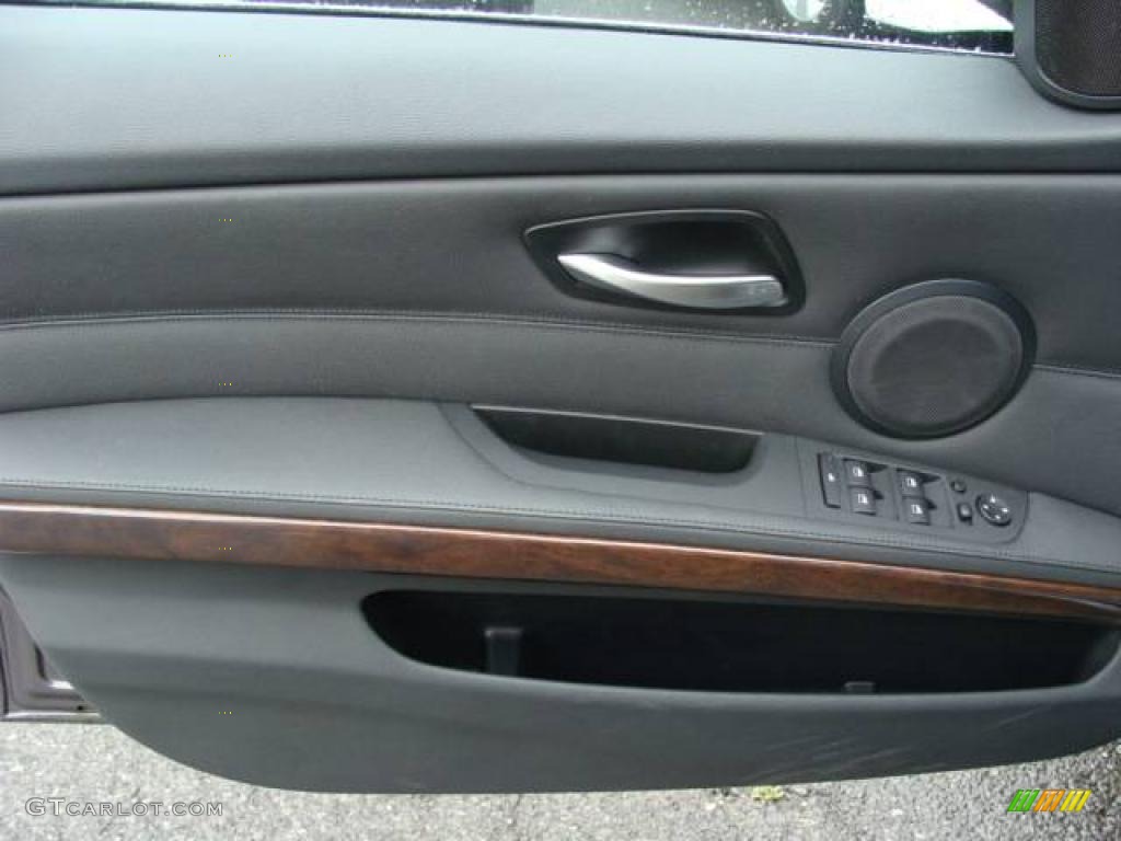 2007 3 Series 335xi Sedan - Sparkling Graphite Metallic / Black photo #9