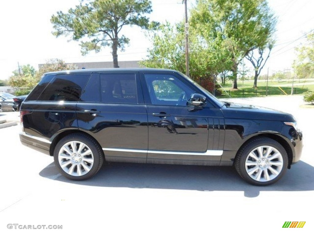 2016 Range Rover Supercharged - Santorini Black Metallic / Ebony/Ebony photo #6