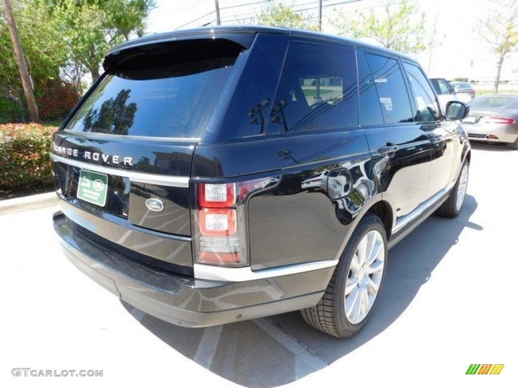 2016 Range Rover Supercharged - Santorini Black Metallic / Ebony/Ebony photo #7