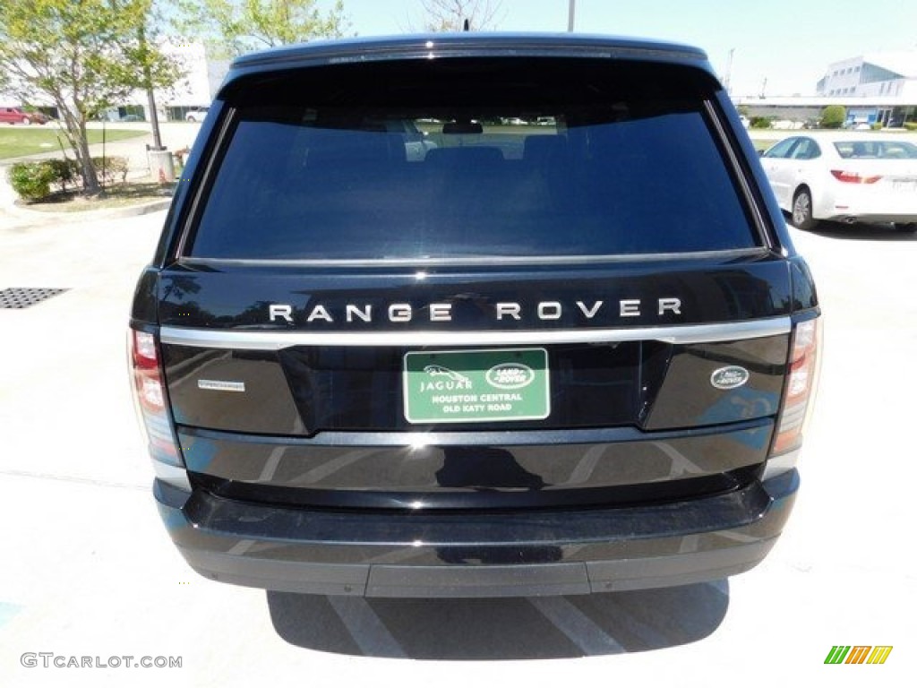 2016 Range Rover Supercharged - Santorini Black Metallic / Ebony/Ebony photo #8