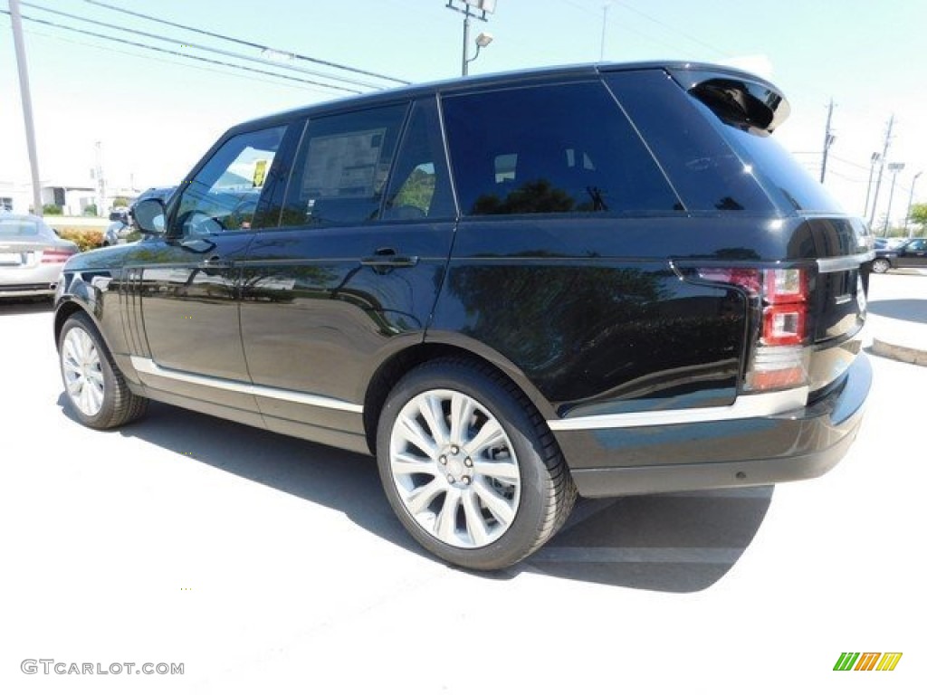 2016 Range Rover Supercharged - Santorini Black Metallic / Ebony/Ebony photo #9