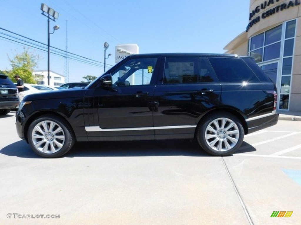 2016 Range Rover Supercharged - Santorini Black Metallic / Ebony/Ebony photo #10