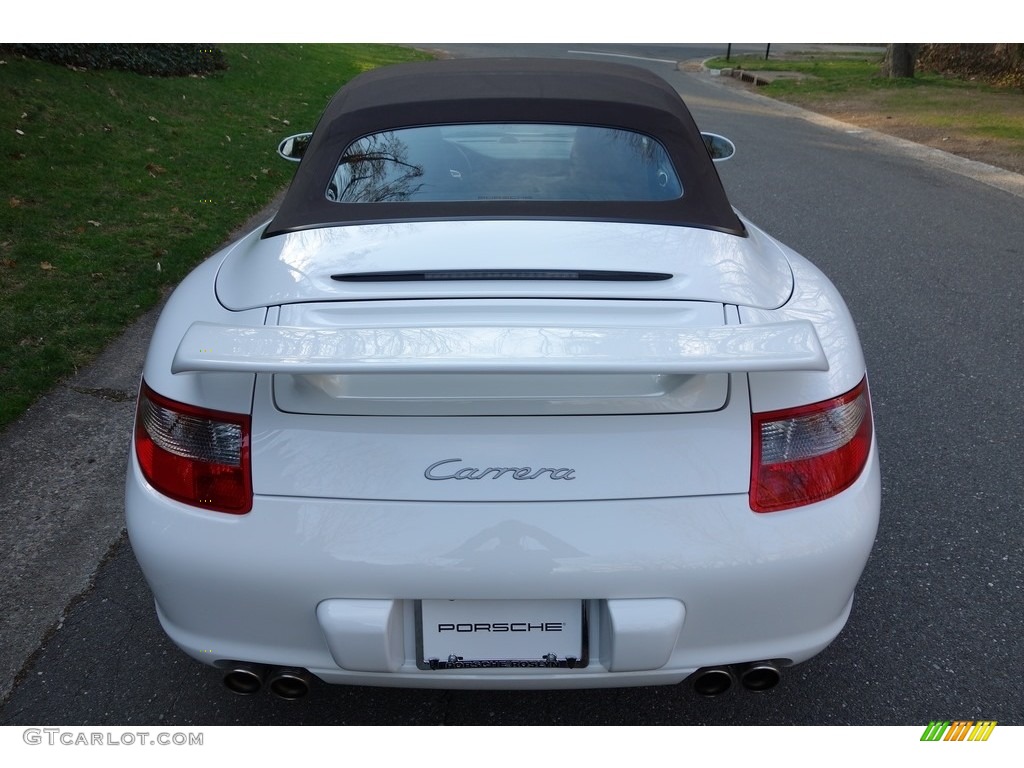 2007 911 Carrera Cabriolet - Carrara White / Natural Leather Cocoa photo #10