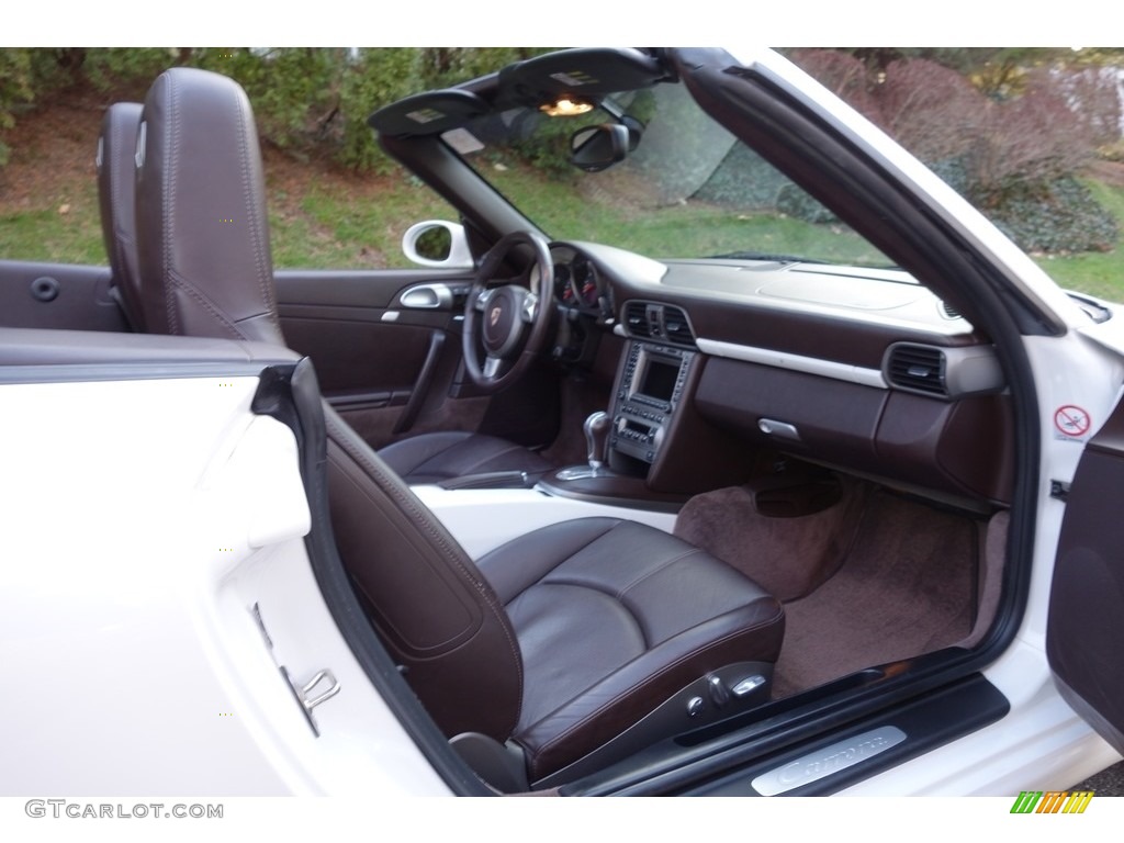 2007 911 Carrera Cabriolet - Carrara White / Natural Leather Cocoa photo #14