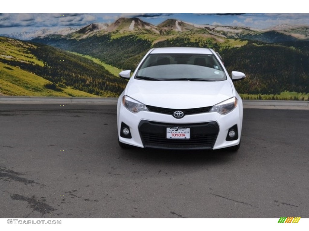 2016 Corolla S Plus - Super White / Black photo #2