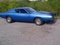 Bright Blue Metallic 1971 Dodge Charger R/T