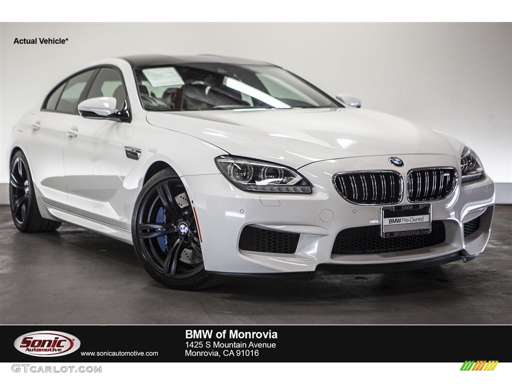 2015 M6 Gran Coupe - Alpine White / Sakhir Orange/Black photo #1