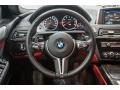 Sakhir Orange/Black 2015 BMW M6 Gran Coupe Steering Wheel