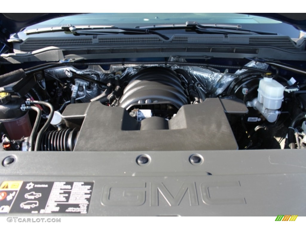 2014 Sierra 1500 SLE Crew Cab 4x4 - Cobalt Blue Metallic / Jet Black/Dark Ash photo #7