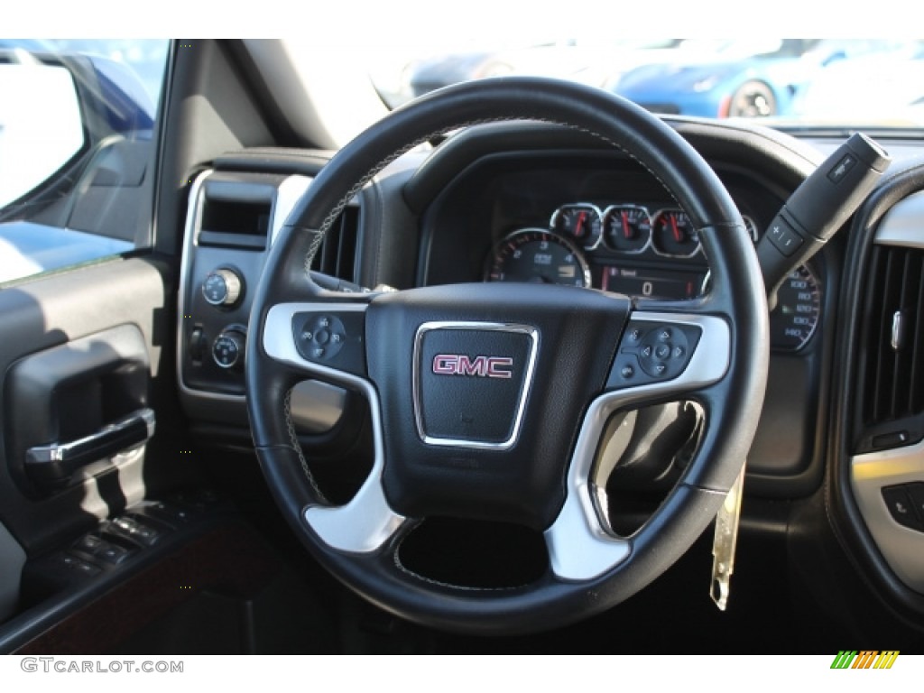 2014 Sierra 1500 SLE Crew Cab 4x4 - Cobalt Blue Metallic / Jet Black/Dark Ash photo #11