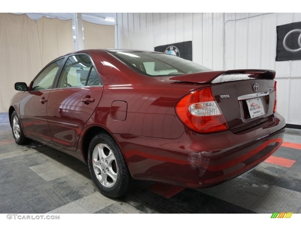 2004 Camry LE - Salsa Red Pearl / Stone photo #10