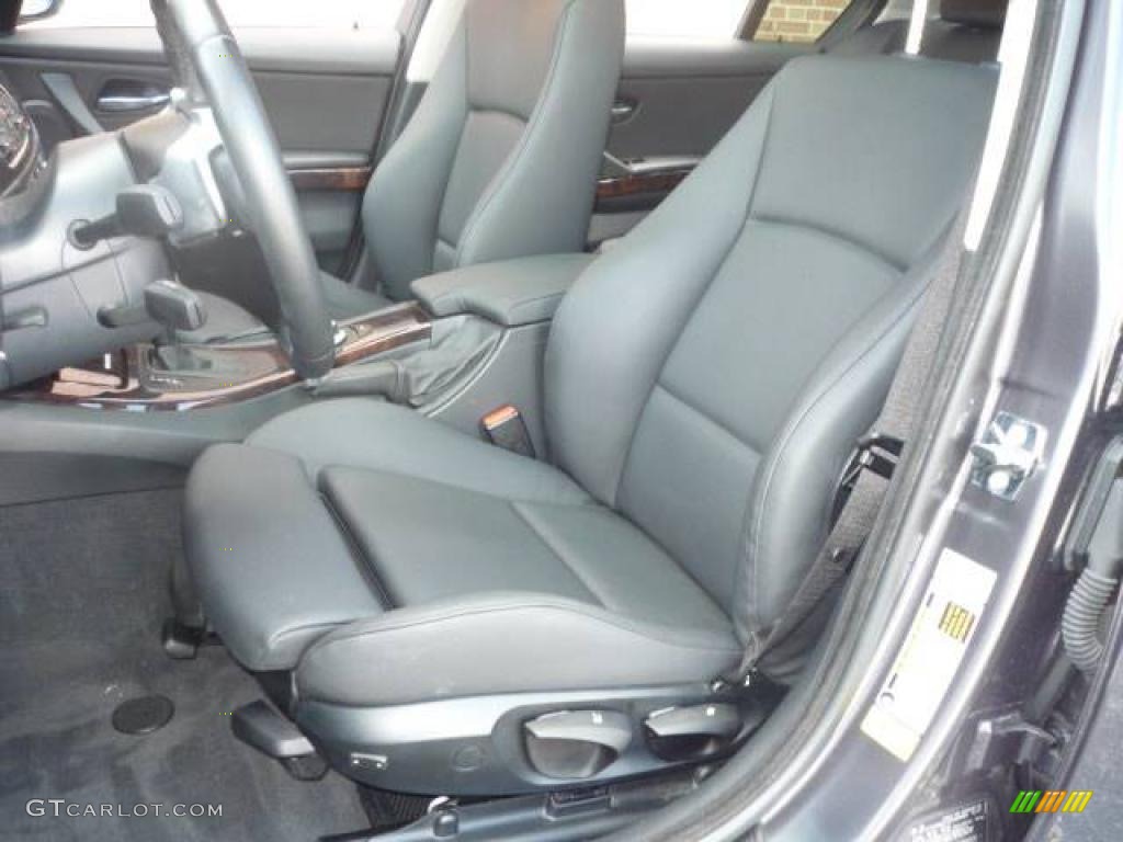 2008 3 Series 328i Sedan - Sparkling Graphite Metallic / Black photo #8