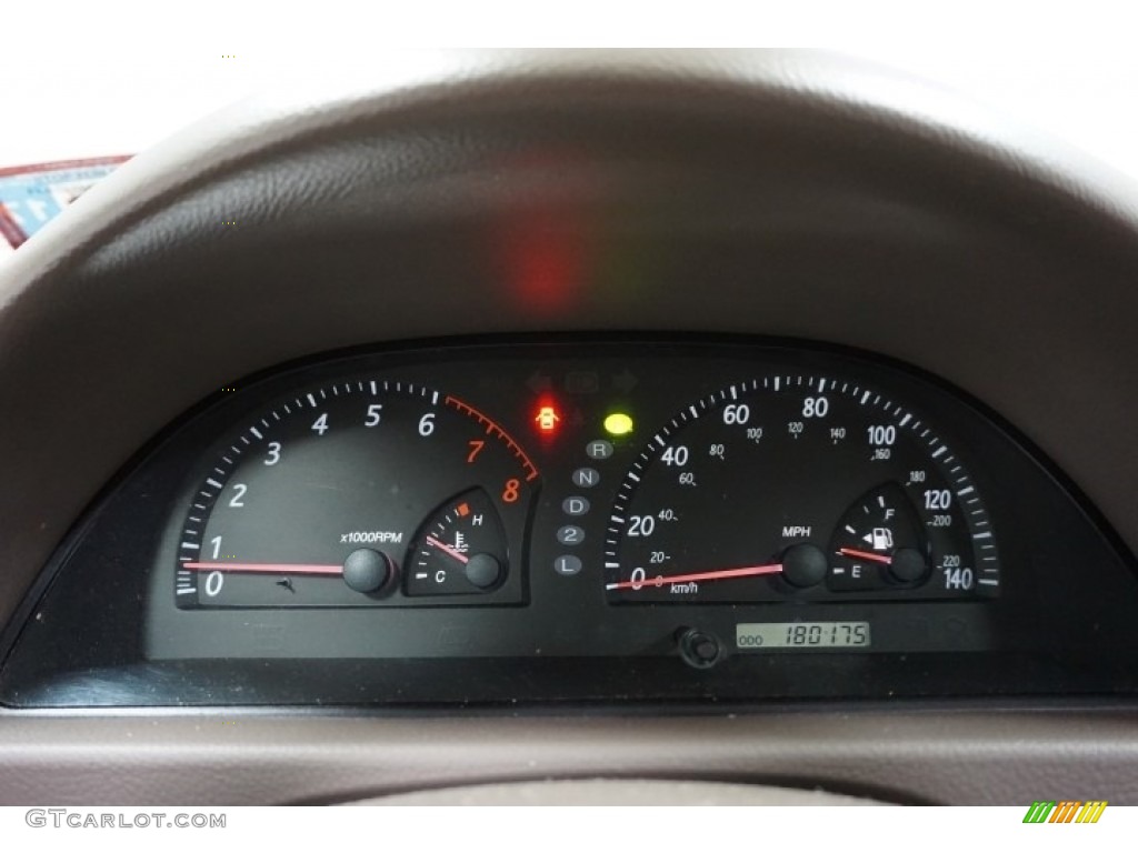 2004 Camry LE - Salsa Red Pearl / Stone photo #33