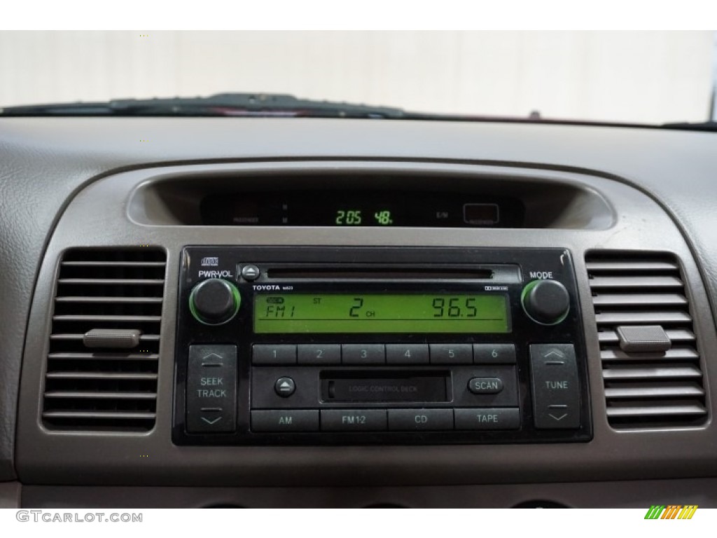 2004 Camry LE - Salsa Red Pearl / Stone photo #36