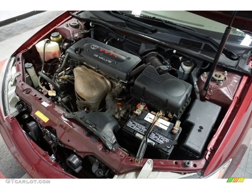 2004 Camry LE - Salsa Red Pearl / Stone photo #47