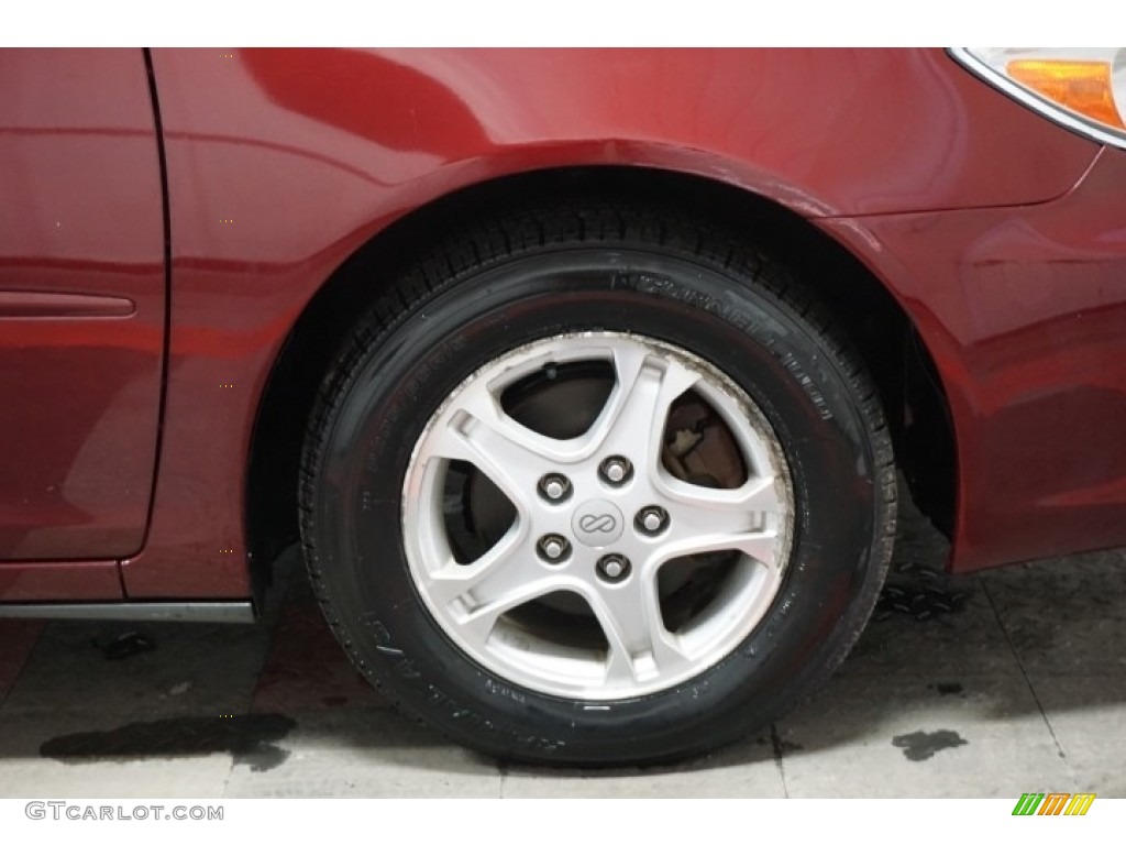 2004 Camry LE - Salsa Red Pearl / Stone photo #55