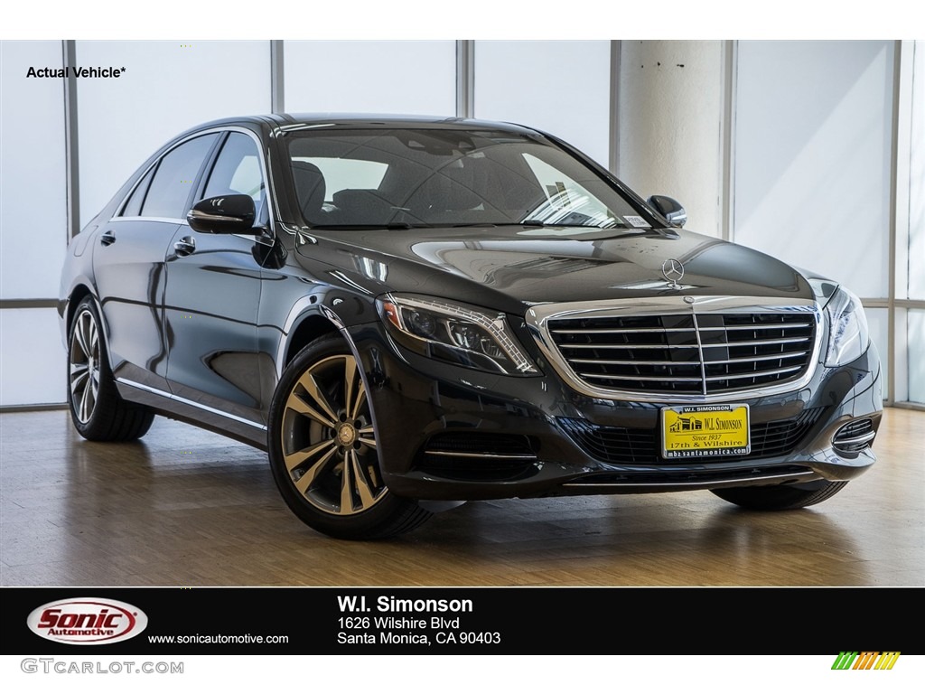 2016 S 550 Sedan - Magnetite Black Metallic / Black photo #1