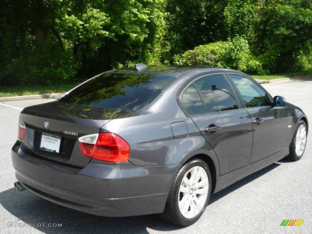 2008 3 Series 328i Sedan - Sparkling Graphite Metallic / Black photo #13