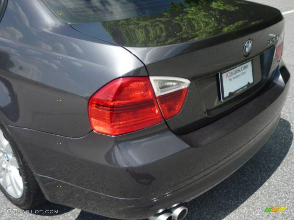 2008 3 Series 328i Sedan - Sparkling Graphite Metallic / Black photo #15