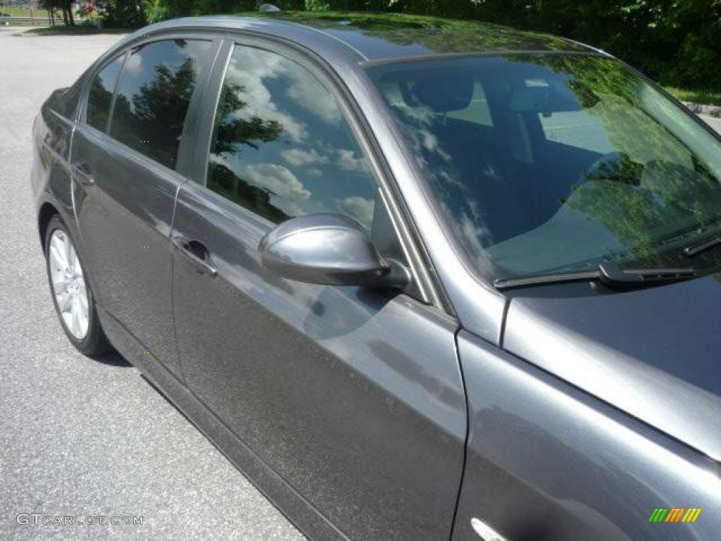 2008 3 Series 328i Sedan - Sparkling Graphite Metallic / Black photo #16