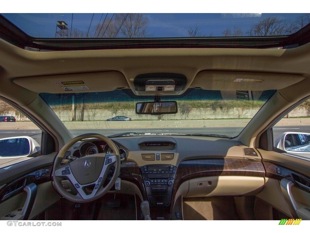 2013 MDX SH-AWD - Aspen White Pearl / Parchment photo #11