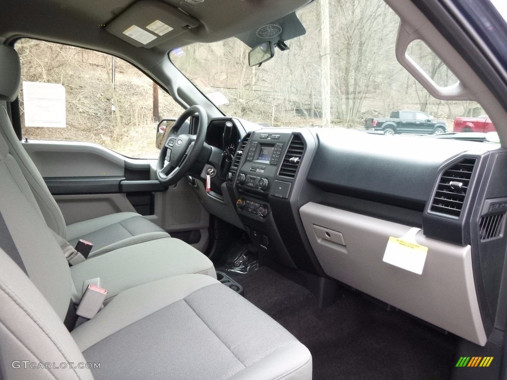 2016 F150 XL Regular Cab 4x4 - Blue Jeans / Medium Earth Gray photo #2