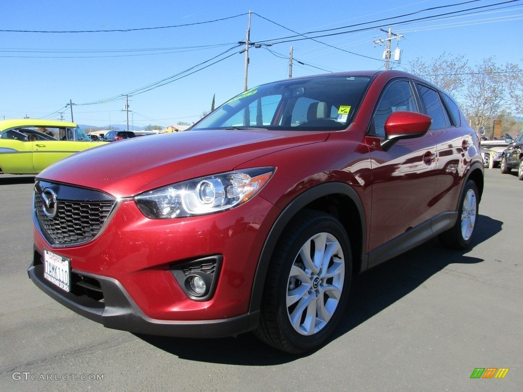 2013 CX-5 Grand Touring - Zeal Red Mica / Sand photo #3