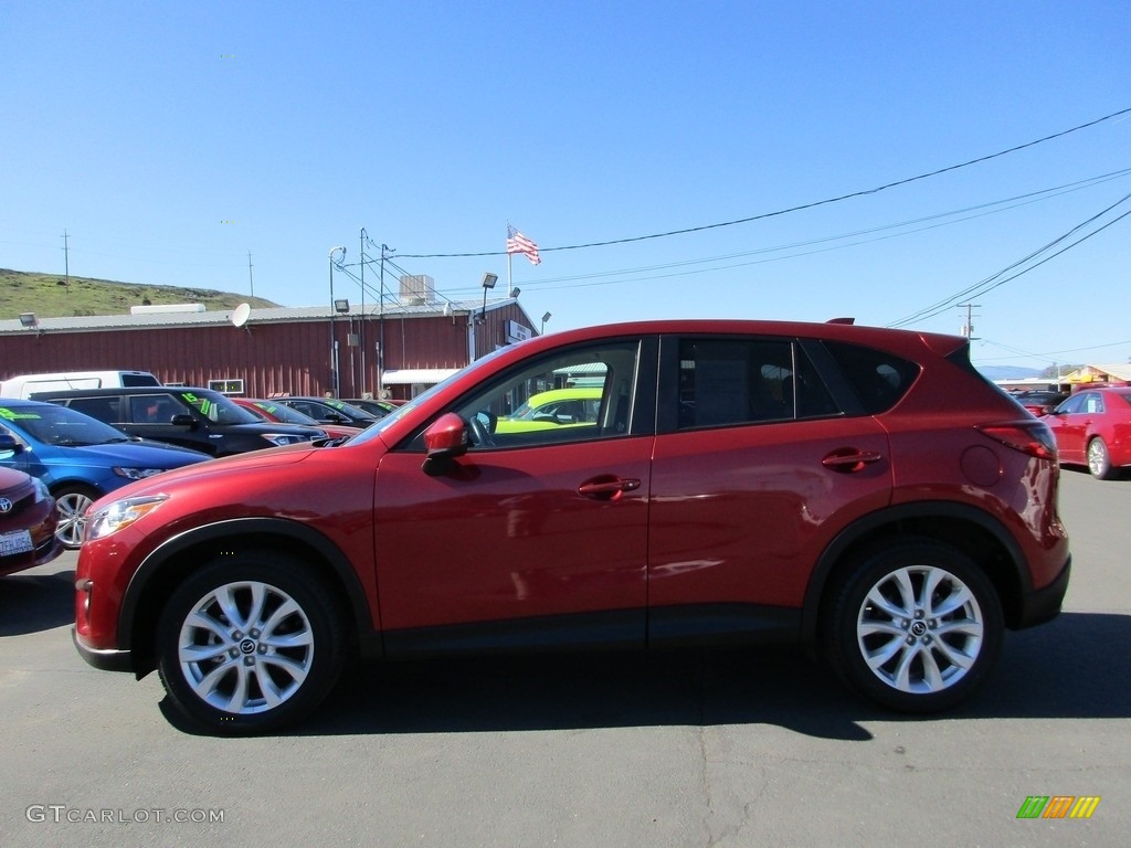 2013 CX-5 Grand Touring - Zeal Red Mica / Sand photo #4