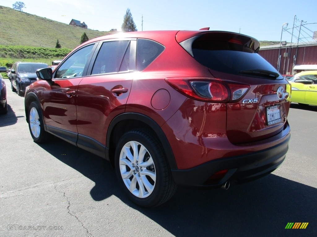 2013 CX-5 Grand Touring - Zeal Red Mica / Sand photo #5