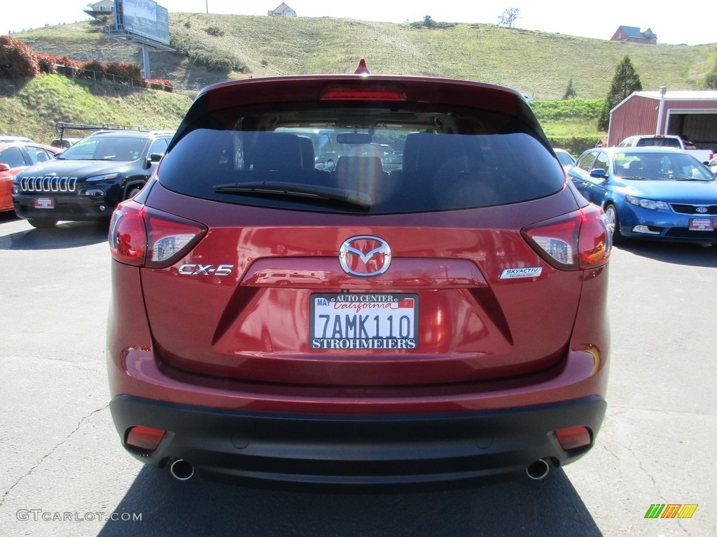 2013 CX-5 Grand Touring - Zeal Red Mica / Sand photo #6