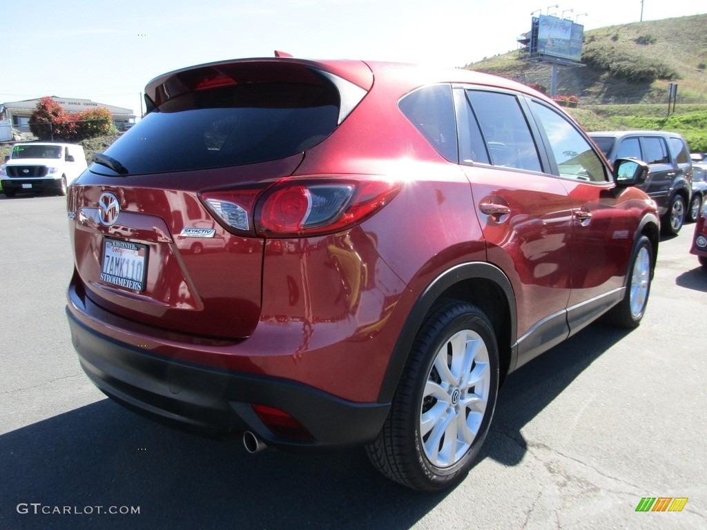 2013 CX-5 Grand Touring - Zeal Red Mica / Sand photo #7