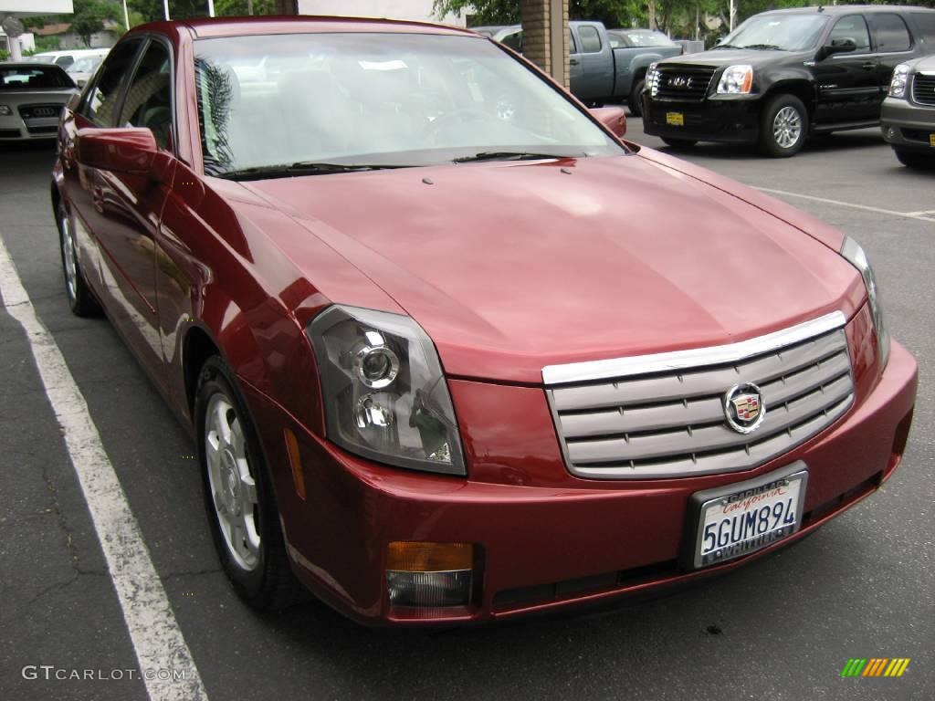 2004 CTS Sedan - Red Line / Light Neutral photo #1