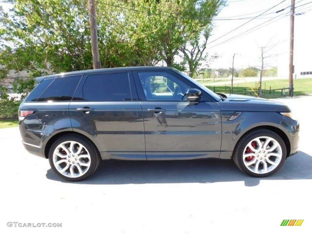 2016 Range Rover Sport Autobiography - Carpathian Grey Metallic / Ebony/Cirrus photo #6