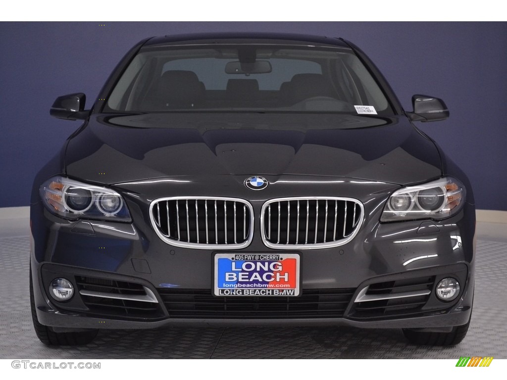 2016 5 Series 528i Sedan - Dark Graphite Metallic / Black photo #2