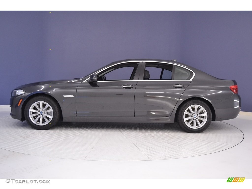 2016 5 Series 528i Sedan - Dark Graphite Metallic / Black photo #3