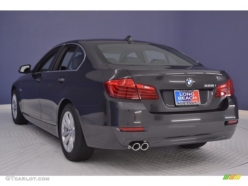 2016 5 Series 528i Sedan - Dark Graphite Metallic / Black photo #4