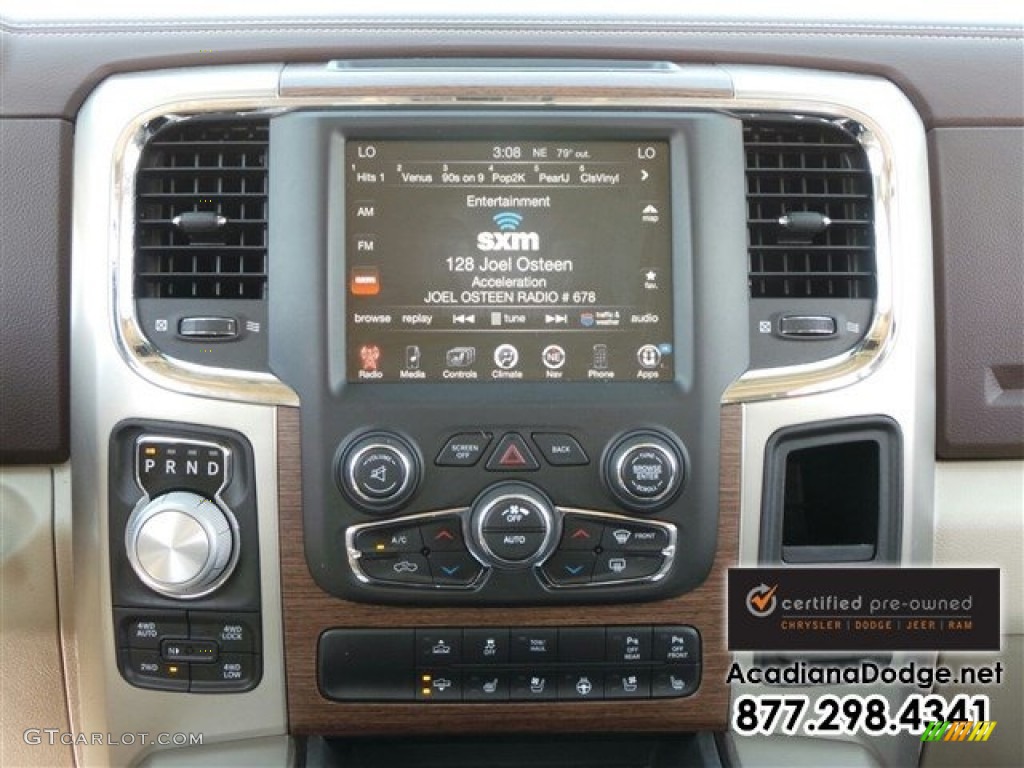 2014 1500 Laramie Crew Cab 4x4 - Bright White / Canyon Brown/Light Frost Beige photo #21