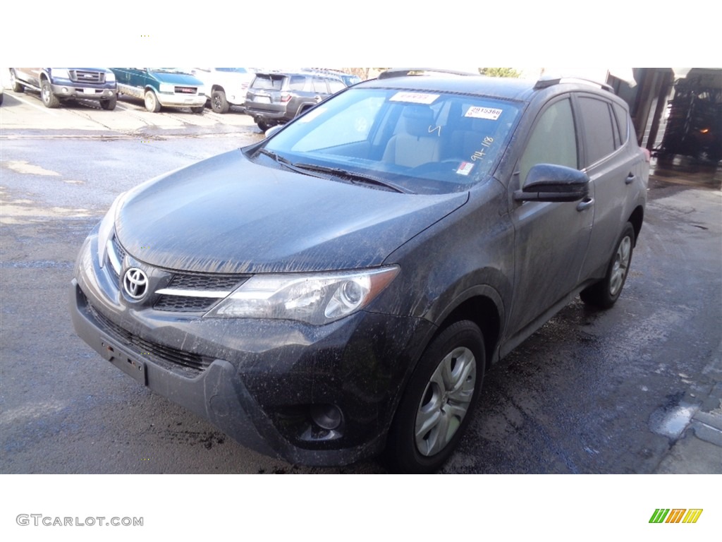 2013 RAV4 LE AWD - Black / Beige photo #4