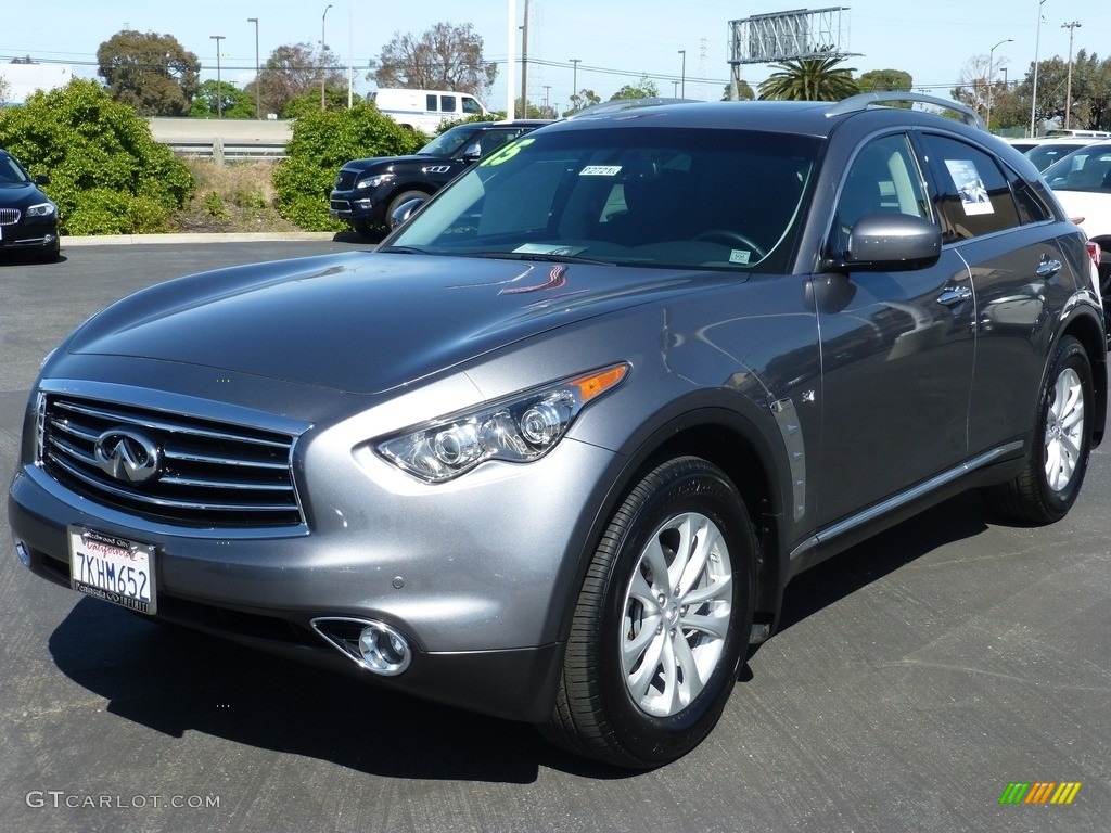 2015 QX70 AWD - Graphite Shadow / Graphite photo #20
