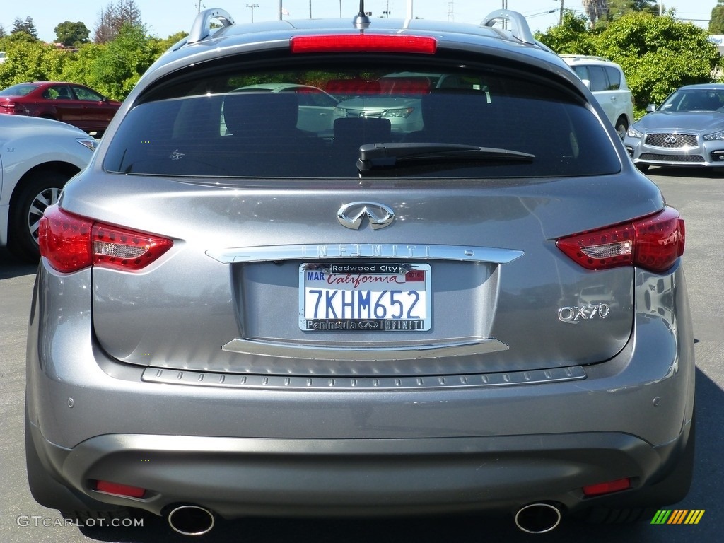 2015 QX70 AWD - Graphite Shadow / Graphite photo #21
