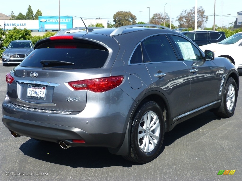 2015 QX70 AWD - Graphite Shadow / Graphite photo #22
