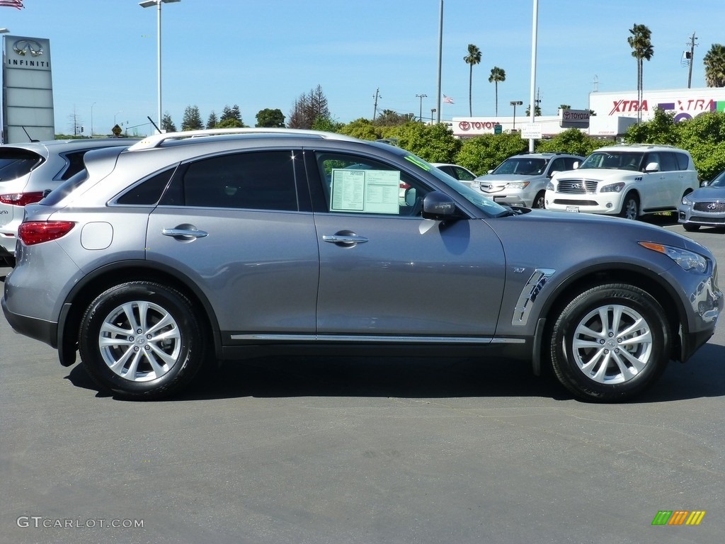 2015 QX70 AWD - Graphite Shadow / Graphite photo #23