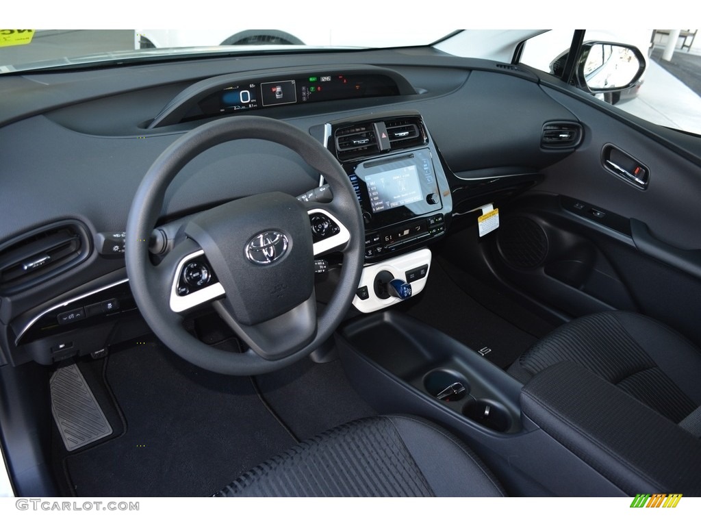 Black Interior 2016 Toyota Prius Two Photo #111866428