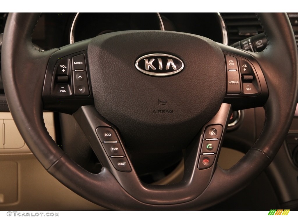 2012 Optima EX - Ebony Black / Beige photo #6