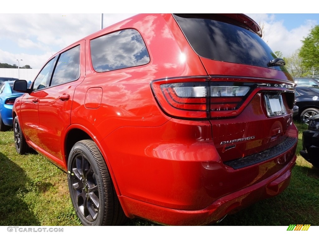 2016 Durango R/T - Redline 2 Coat Pearl / Black/Red photo #2