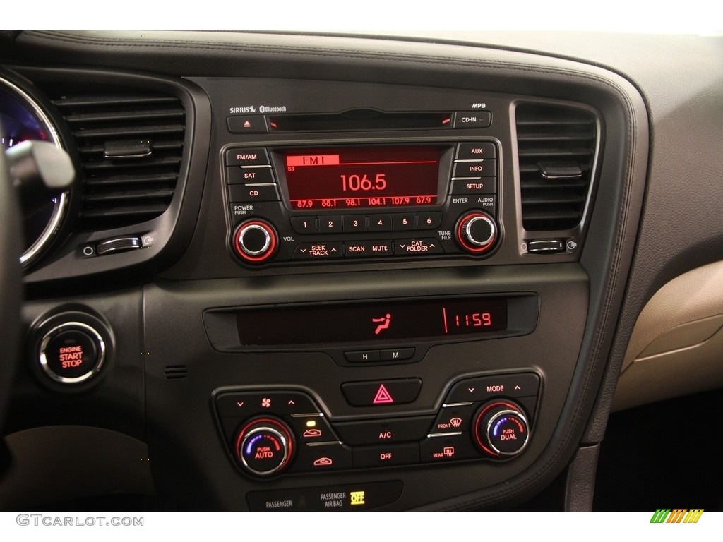 2012 Optima EX - Ebony Black / Beige photo #8